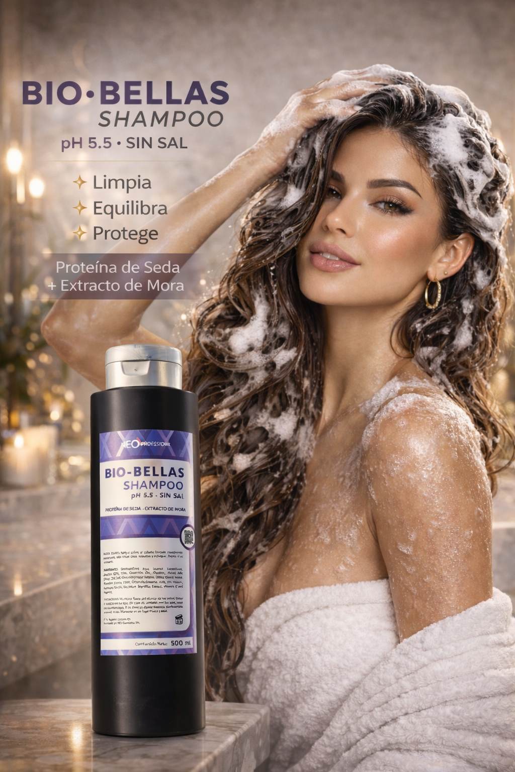 Shampoo pH 5.5 Biobellas Equilibrio Capilar